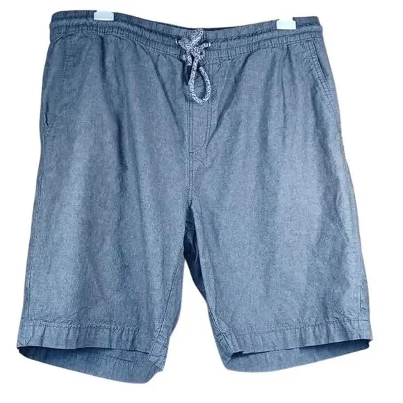 Silver Lake Men’s 100% Cotton Shorts Size 38 Heather Grey Coastal Casual Lounge - Picture 4 of 8